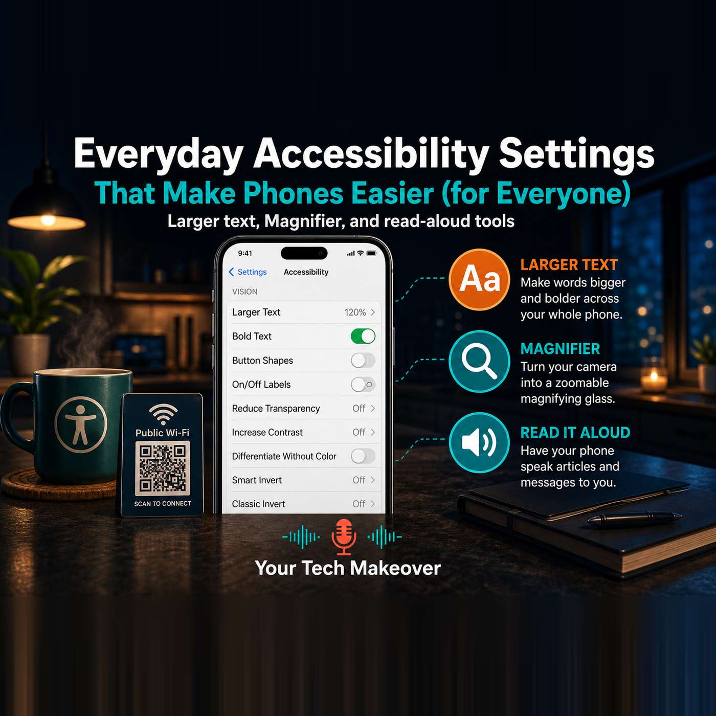 ⚙️ Everyday Accessibility Settings That Make Phones Easier (for Everyone) ⚙️ Everyday Accessibility Settings That Make Phones Easier (for Everyone)