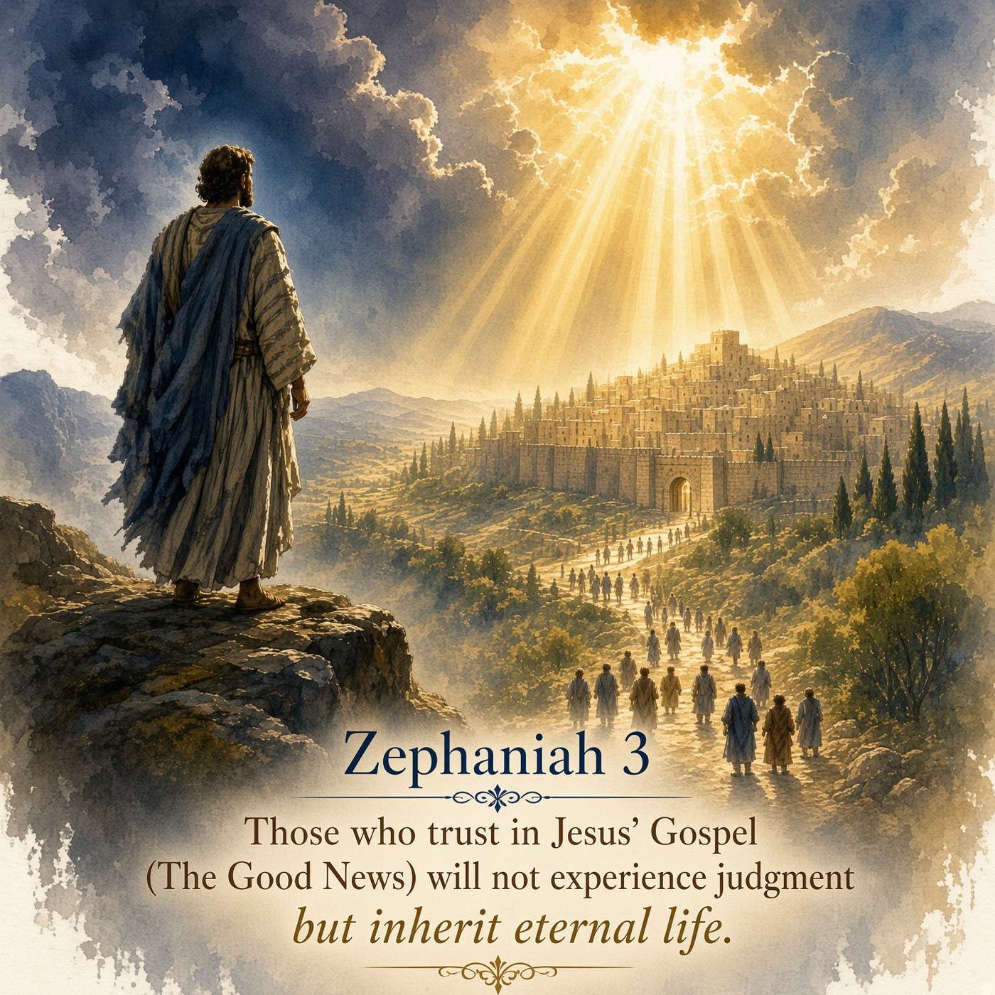 Zephaniah 3 Those who trust in Jesus’ Gospel (The Good News) will not experience judgment but inherit eternal life. episode artwork