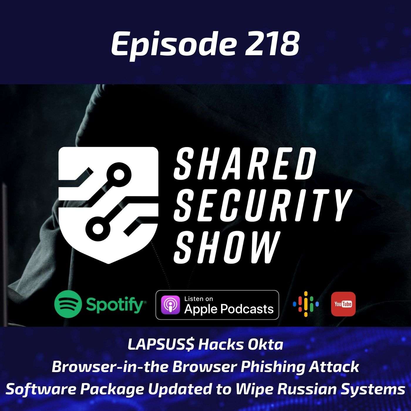 LAPSUS$ Hacks Okta, Browser-in-the Browser Phishing Attack, Popular Software Package Updated to Wipe Russian Systems episode artwork