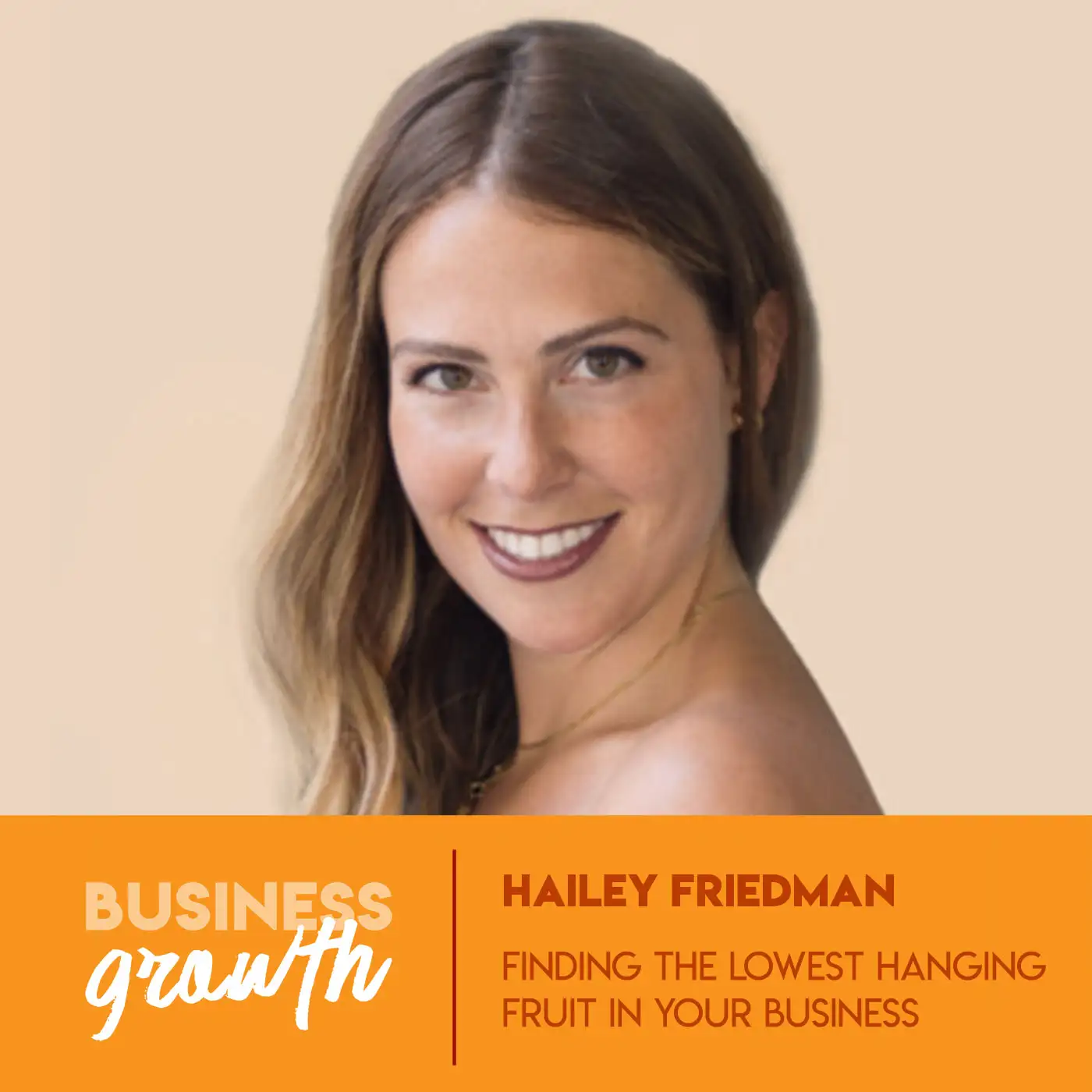 Finding The Lowest Hanging Fruit In Your Business - Hailey Friedman - Episode 86 episode artwork