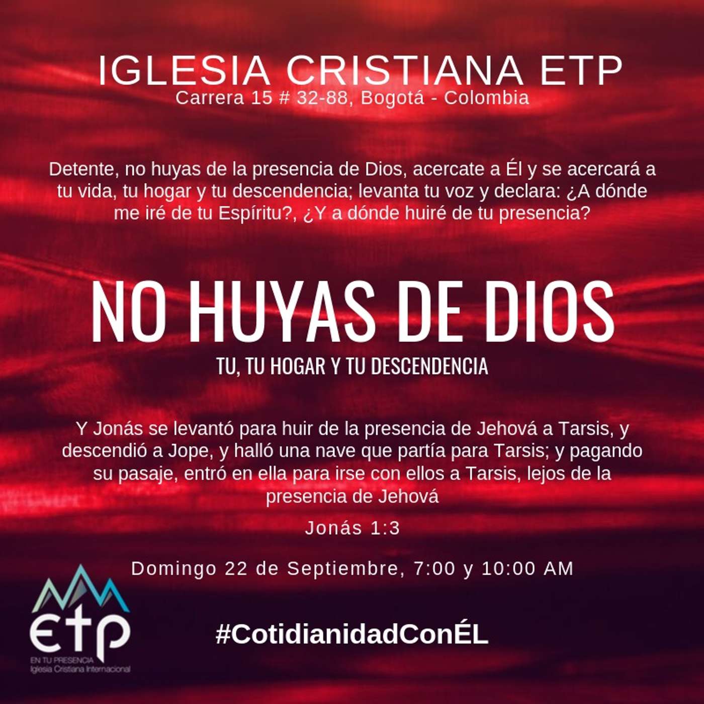 Charlas Iglesia ETP | Pastores Luis Salas y Jeannette Noguera, Iglesia ETP