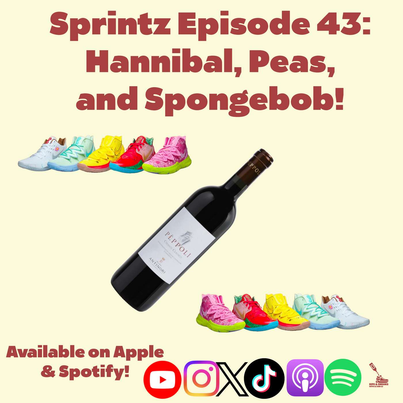 Sprintz Episode 43: Hannibal, Peas, and Spongebob episode artwork