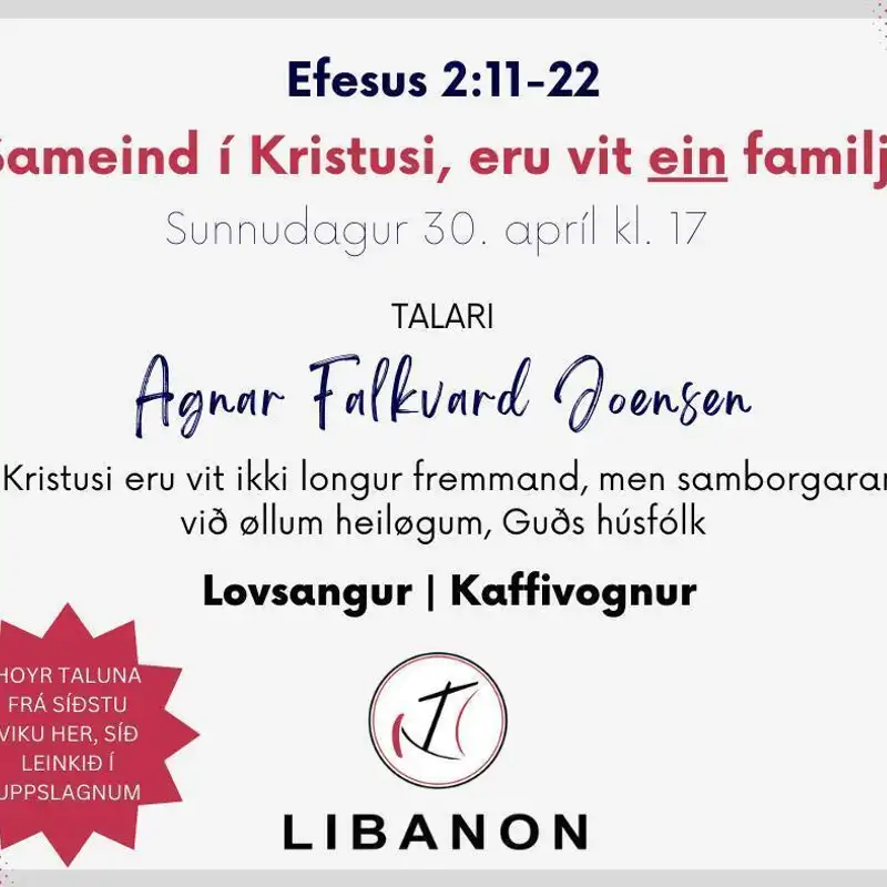 Sameind í Kristusi eru vit EIN familja