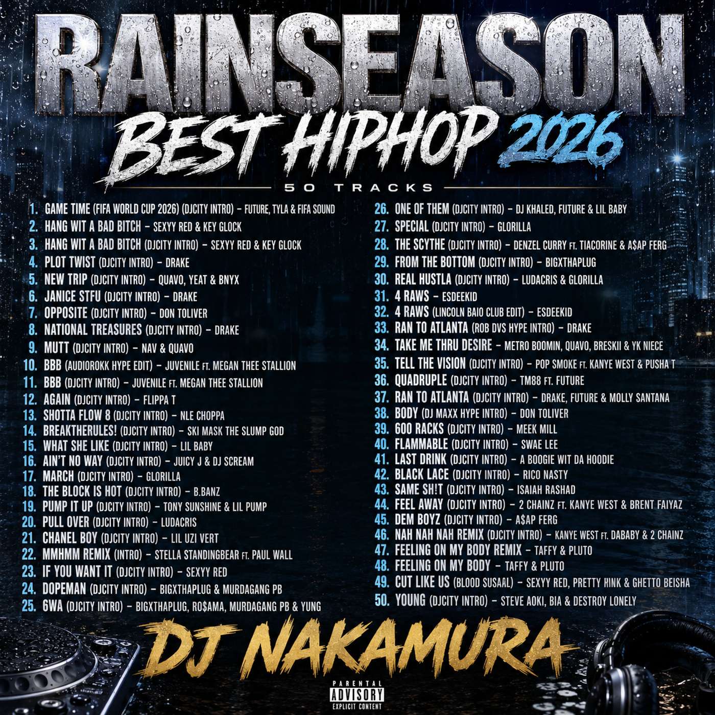RAINSEASON BEST HIPHOP 2026/DJ NAKAMURA episode artwork