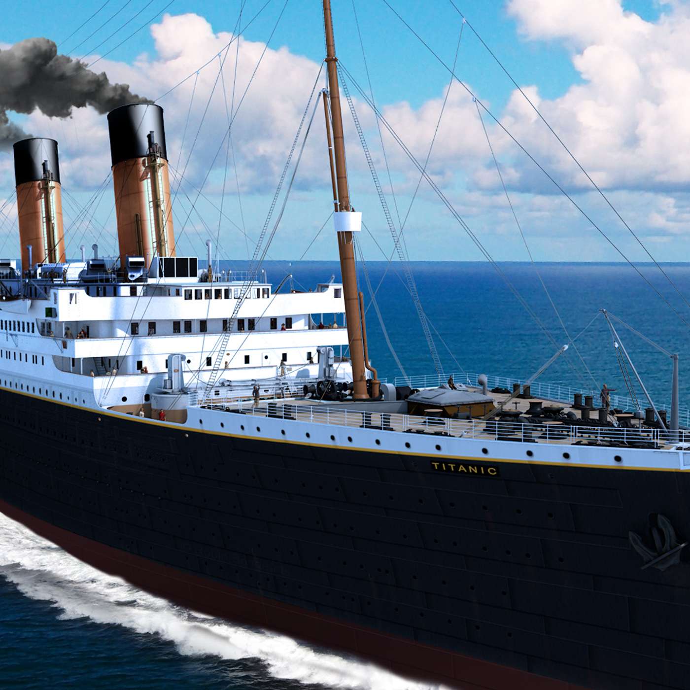 The Titanic sand 114 Years ago today (14 April,1912) episode artwork