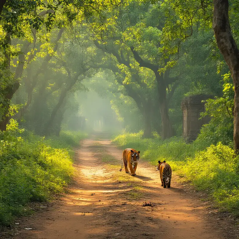 The forests that inspired Kipling's Jungle Book- Pench Kanha Wildlife corridor