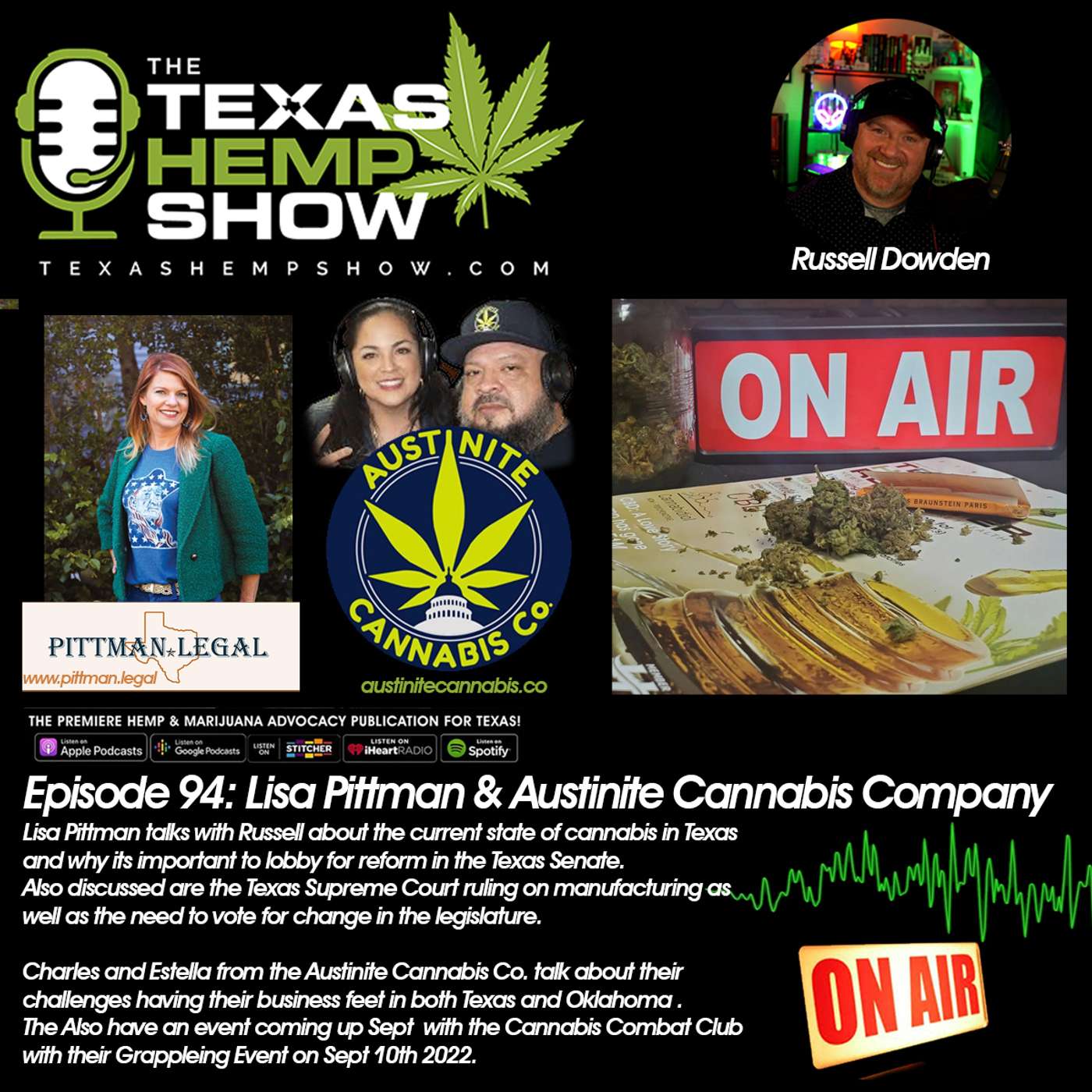 Episode # 94: Lisa Pittman & The Austinite Cannabis Co. episode artwork