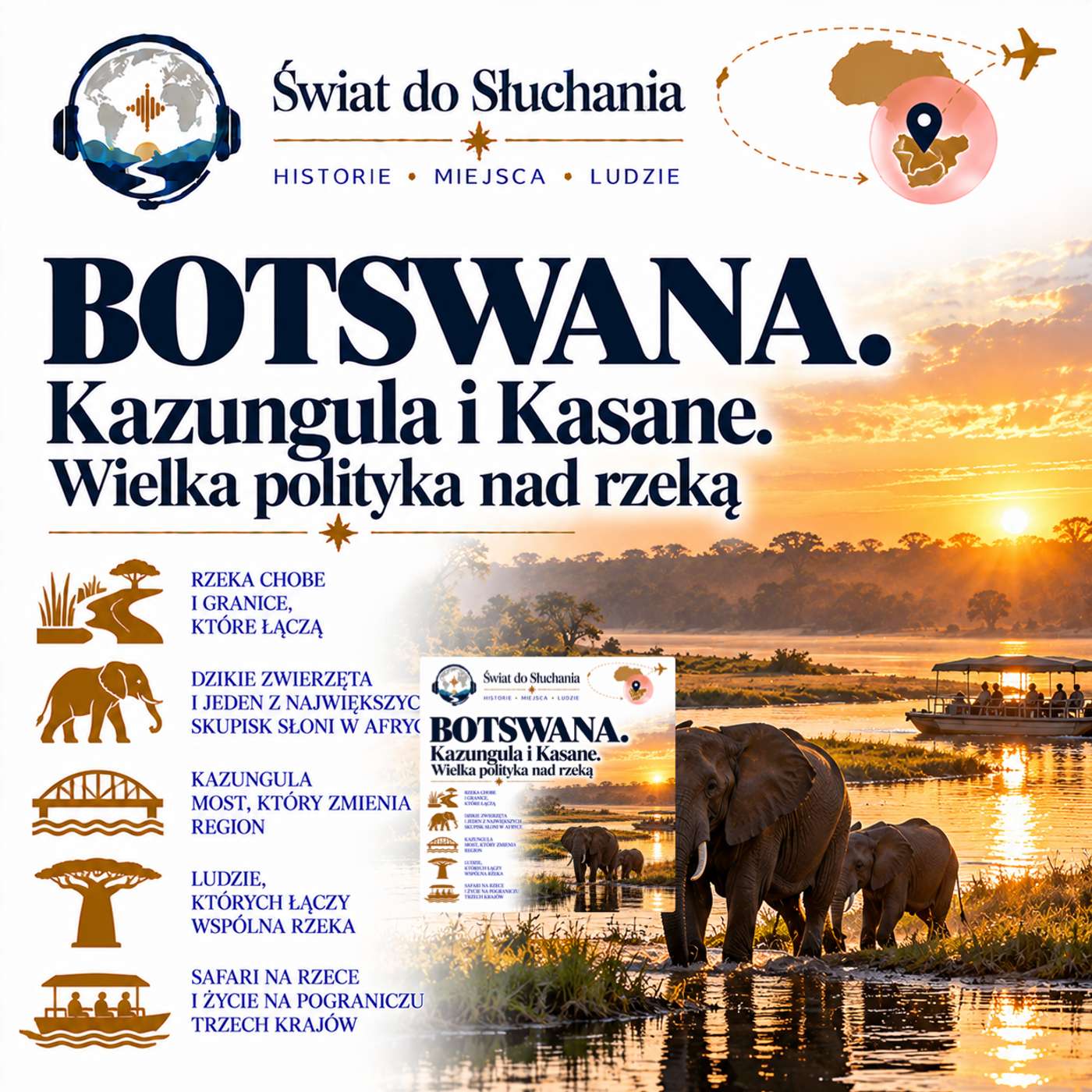 Botswana. Kazungula i Kasane. Wielka polityka nad rzeką episode artwork