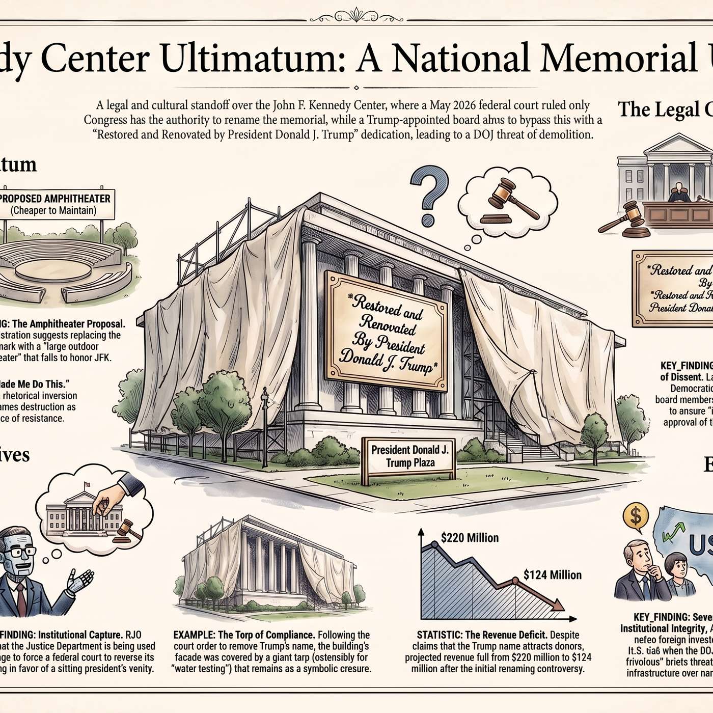 DOJ Threatens to Demolish the Kennedy Center episode artwork