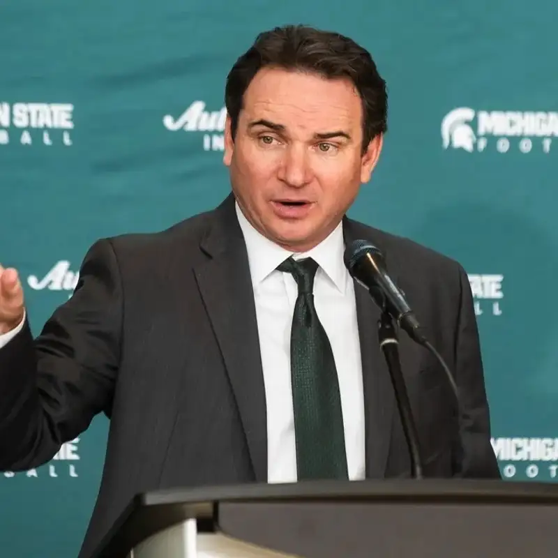 New MSU Football Coach Jonathan Smith introduced to Spartan Nation