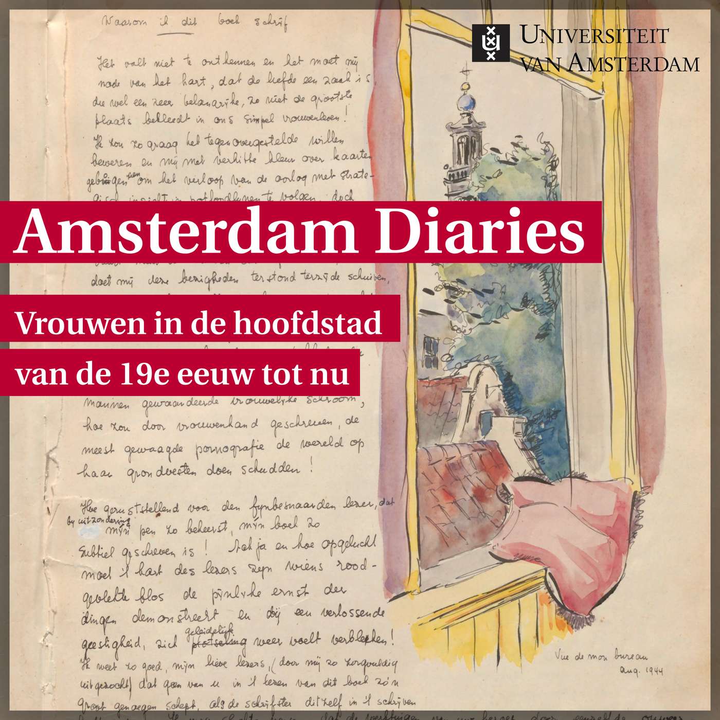 Amsterdam Diaries - Vrouwen in de hoofdstad van de 19e eeuw tot nu cover art
