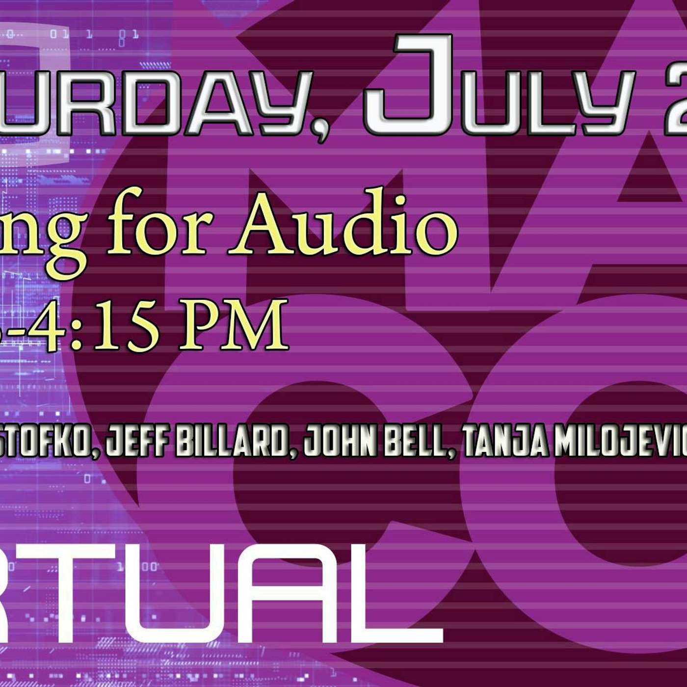Mutual Presents: MADCON 2021- Saturday 4: Acting for Audio episode artwork