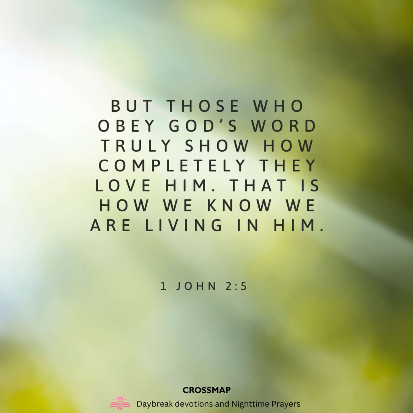 Obedience to God is an Expression of Love - A Nighttime Prayer