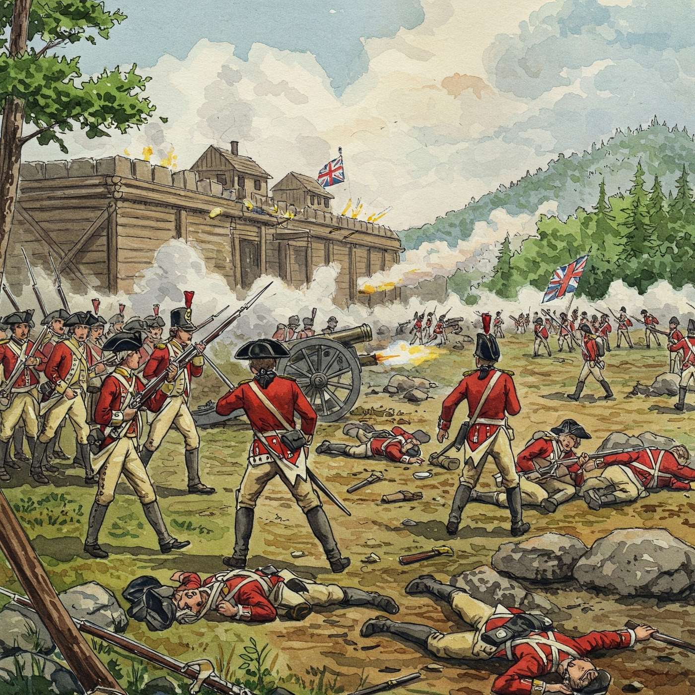 Fall of Fort Ticonderoga