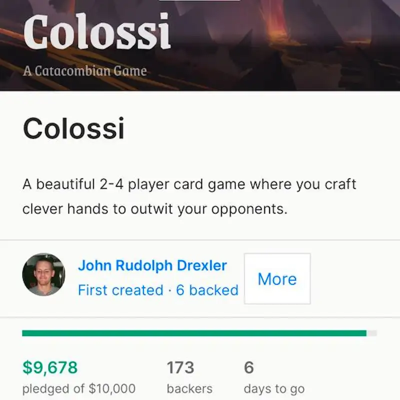 This is an Ad for John's Board Game