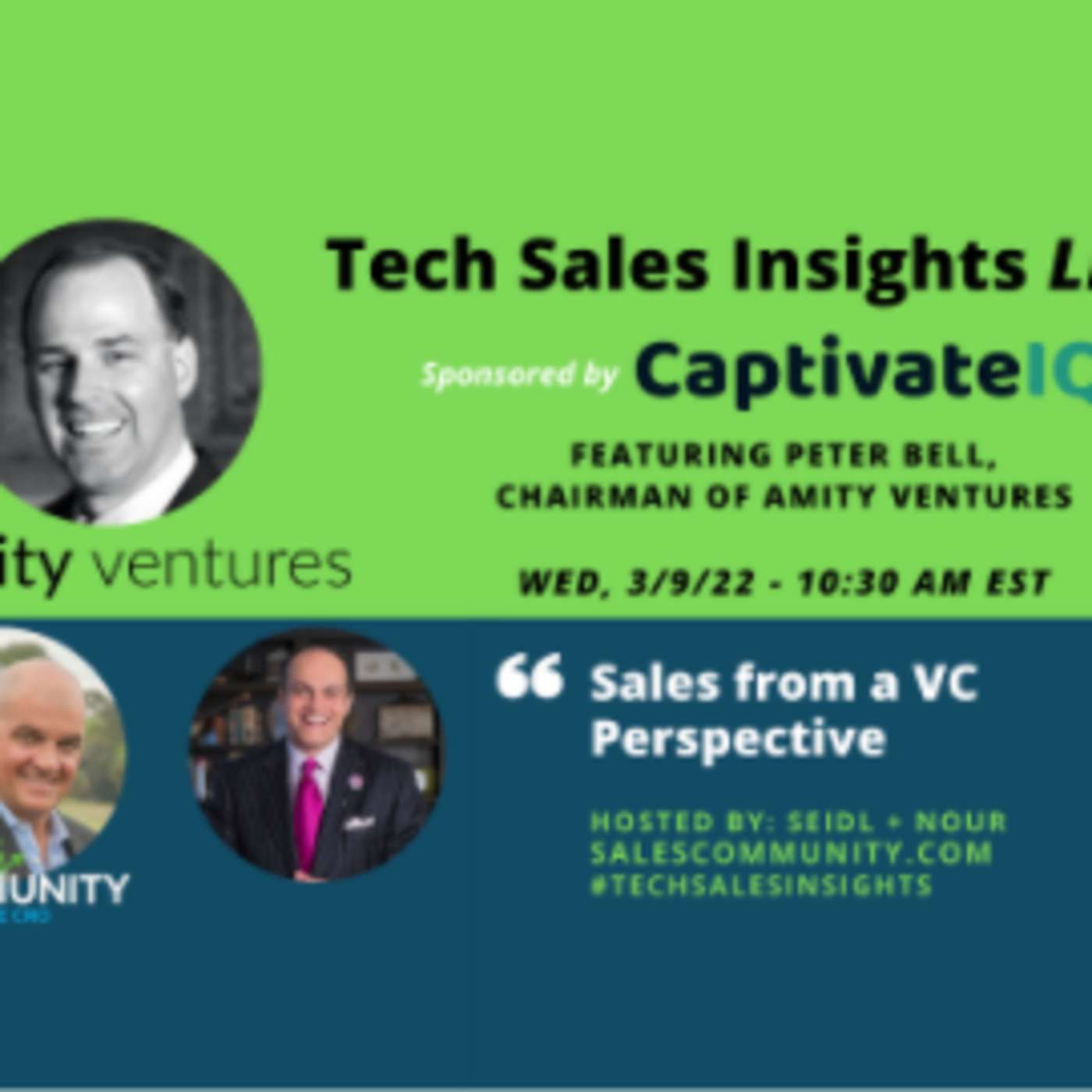 E68 - Sales From a VC Perspective with Peter Bell