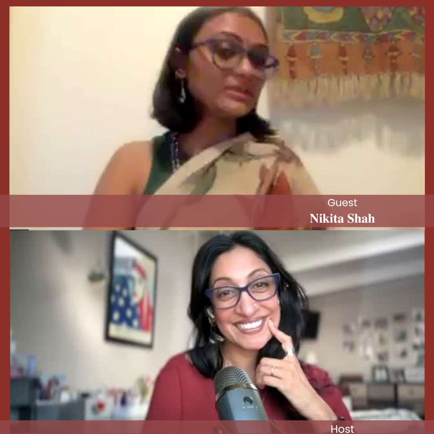 S6, Ep 14: Nikita Shah, Kalamari & textile artist episode artwork
