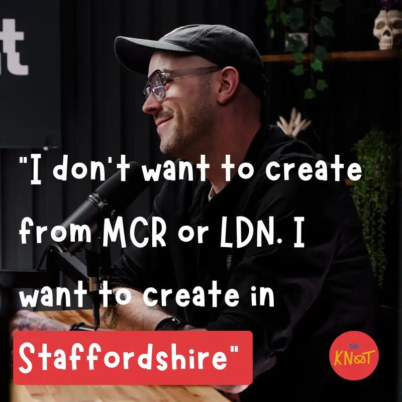 Daniel Moore, Founder of Dissident Agency. "I don't want to create in MCR/LDN, I want to be in Staffordshire"