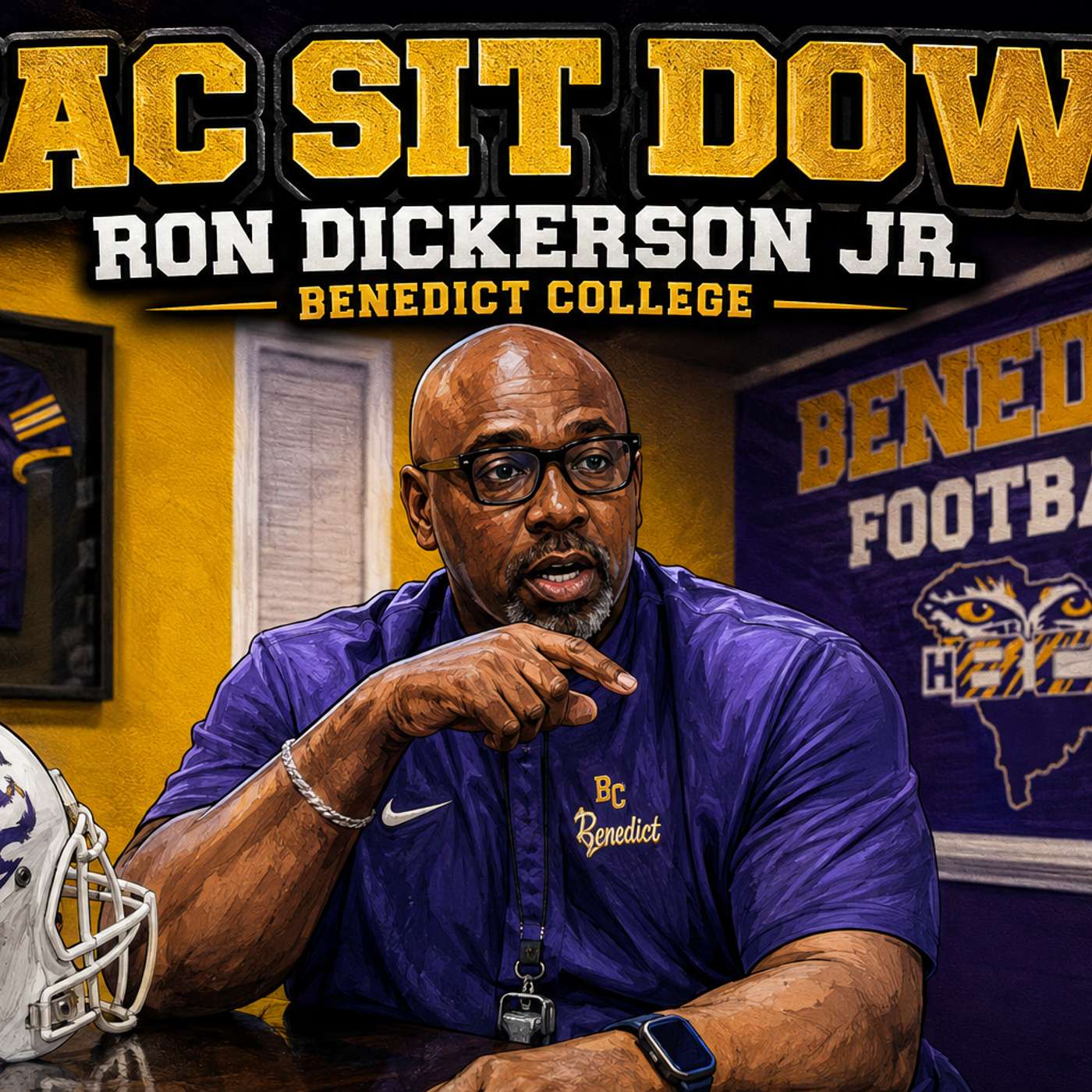 **The SIAC Sit Down: Benedict Head Coach Ron Dickerson Jr. | Family, Football & The Transfer Portal**