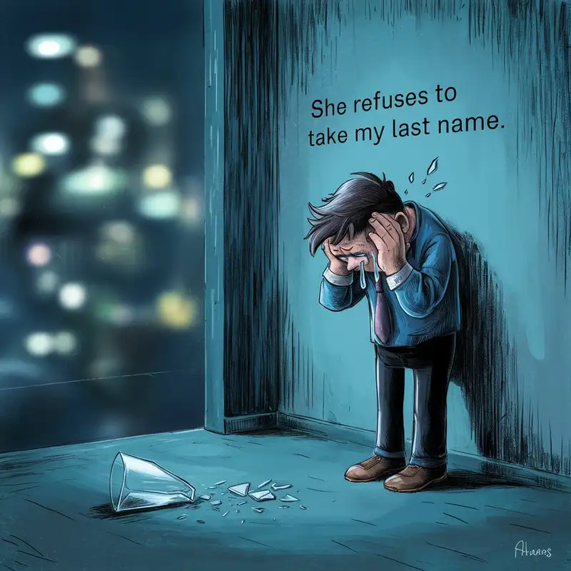 #0041 - Man cries to the internet because his fiancé won't take his last name. Cue world's smallest violin. - 08/09/2024