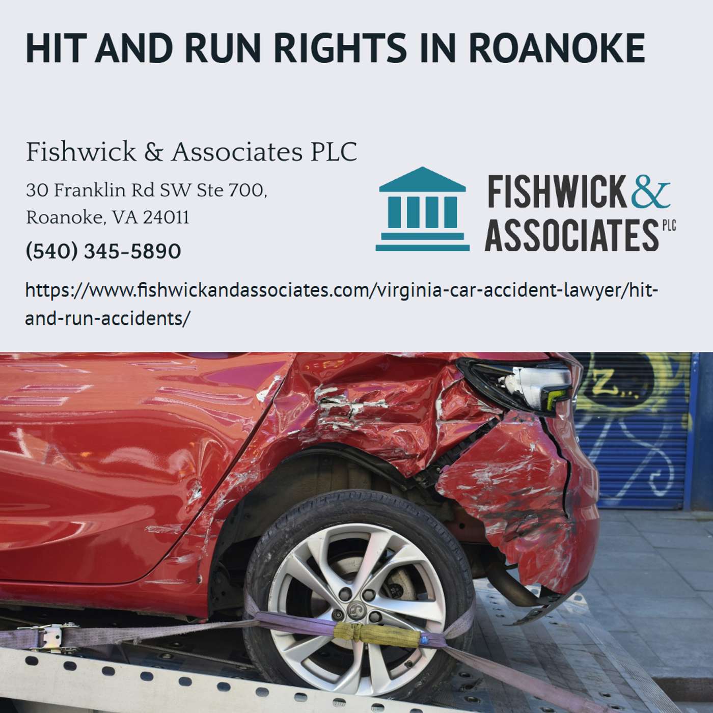 Roanoke Hit and Run Accidents: Your Legal Options After the Driver Flees - John P. Fishwick Jr. episode artwork