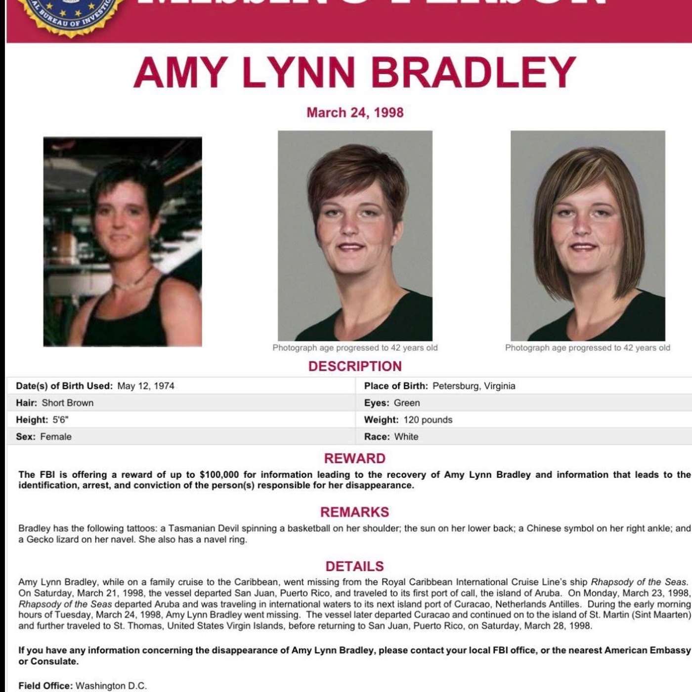 Amy Bradley: The FBI Raised the Reward to $100,000 — What This Actually Means episode artwork