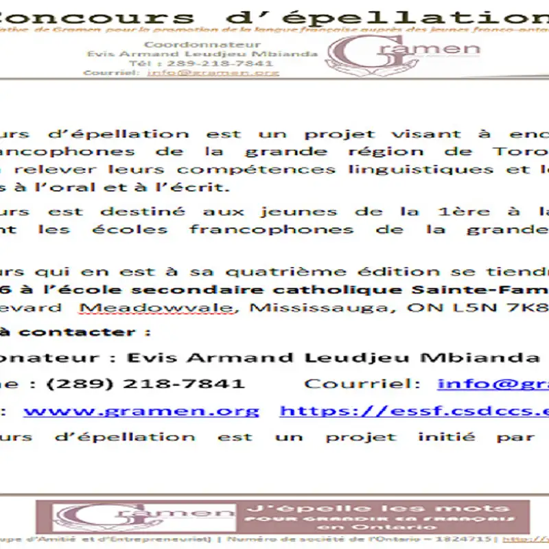 Concours d'épellation
