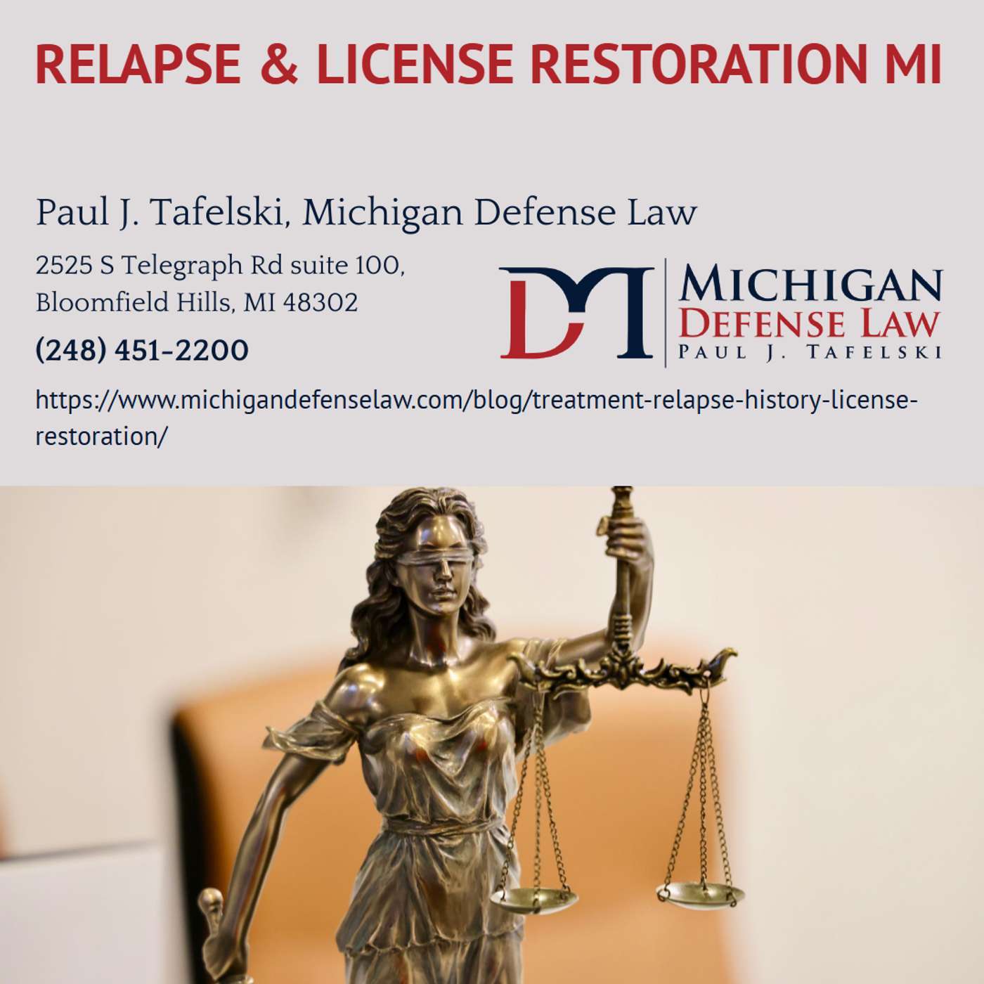 How Does Treatment and Relapse History Affect License Restoration? - Paul J. Tafelski episode artwork