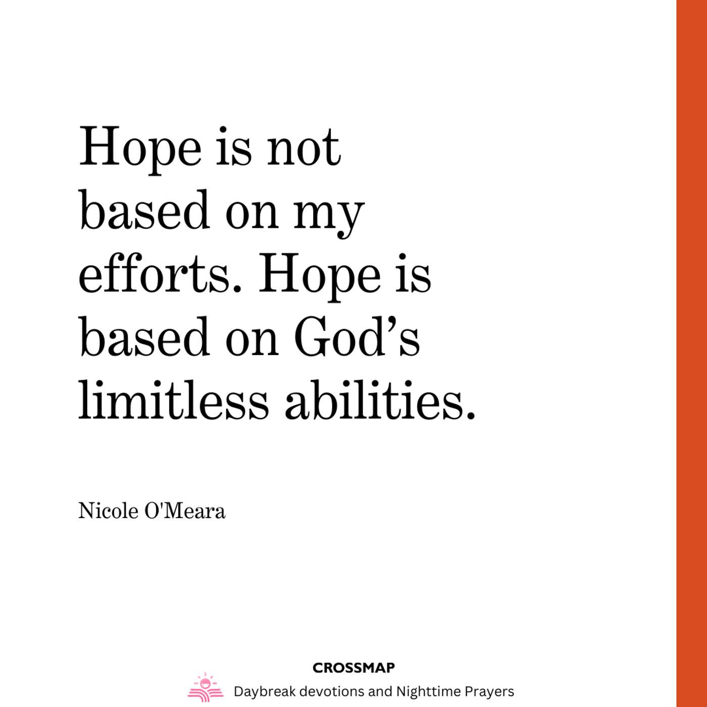 Hope Like a Bird in a Rainstorm