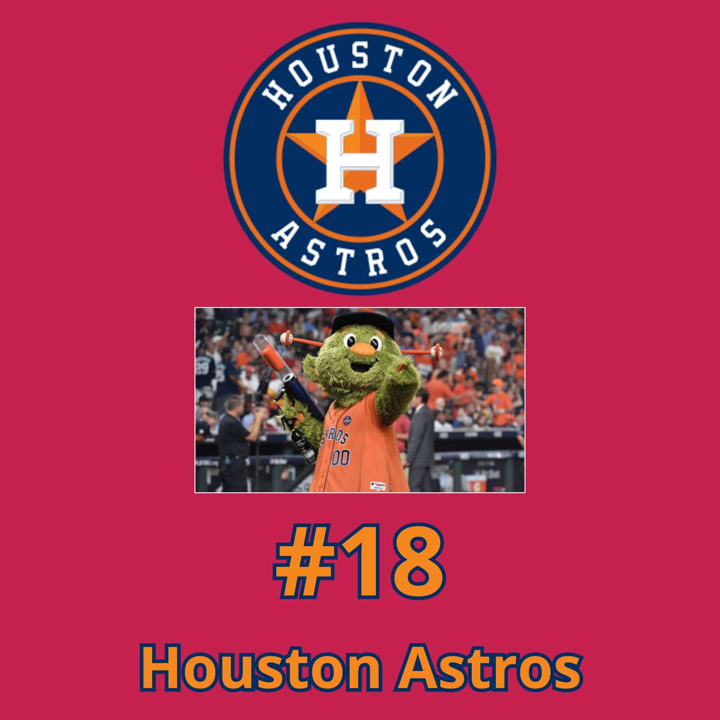 Saison 2026 - Houston Astros - Compte Plein #18 Saison 2026 - Houston Astros - Compte Plein #18