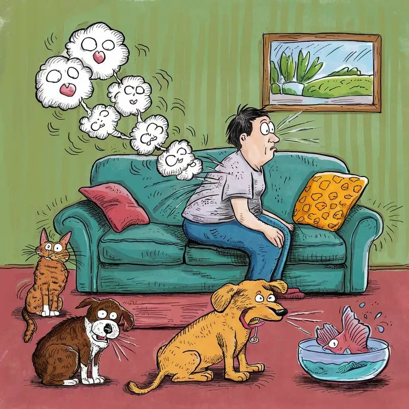 #0040 - Your farts are giving your pets anxiety. - 08/08/2024