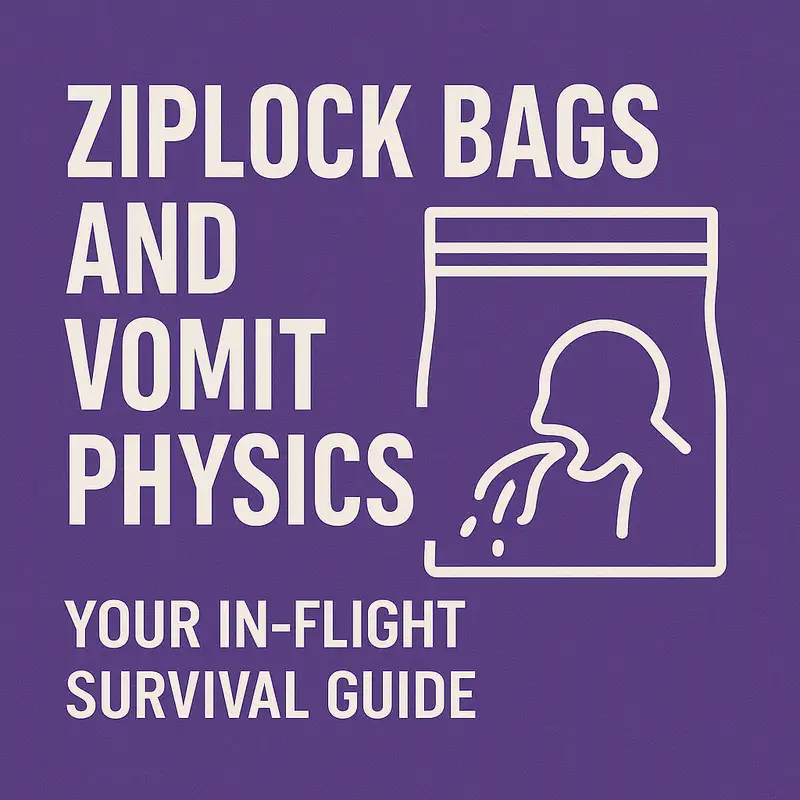 #0184 - Ziplock Bags and Vomit Physics: Your In-Flight Survival Guide - 04/17/2025