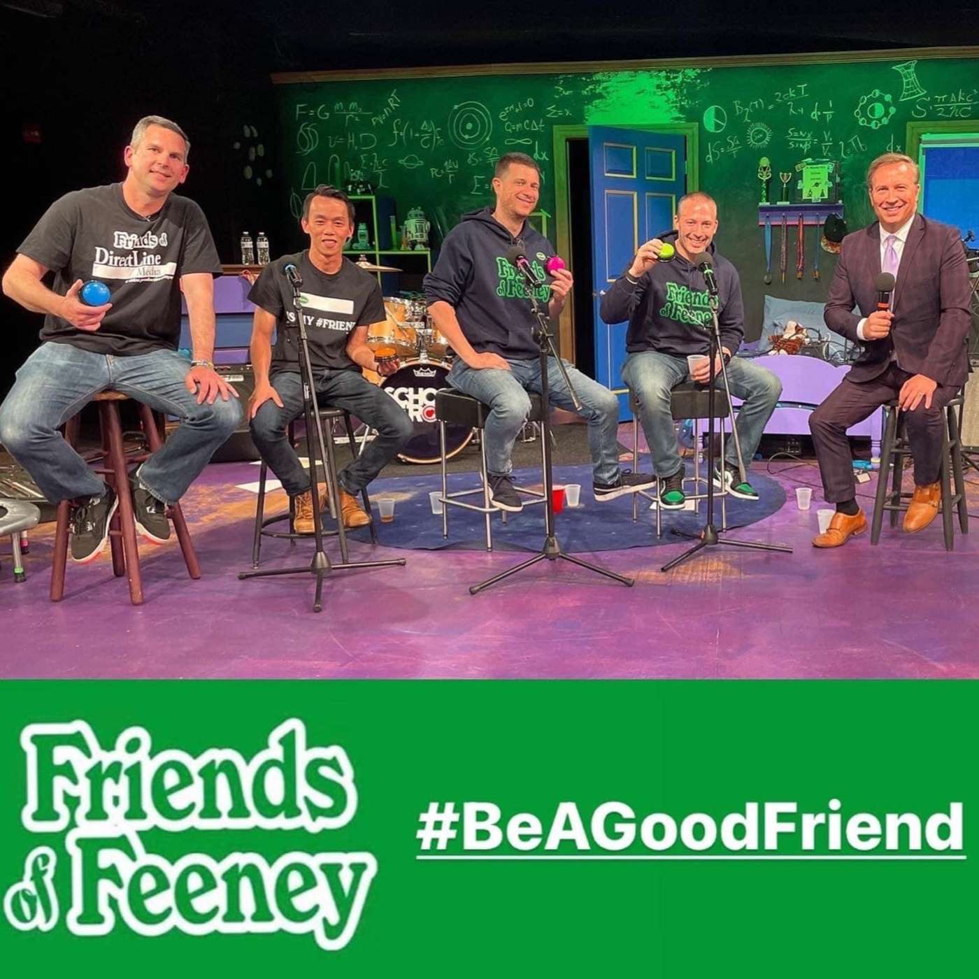 Feeney Talks With Friends