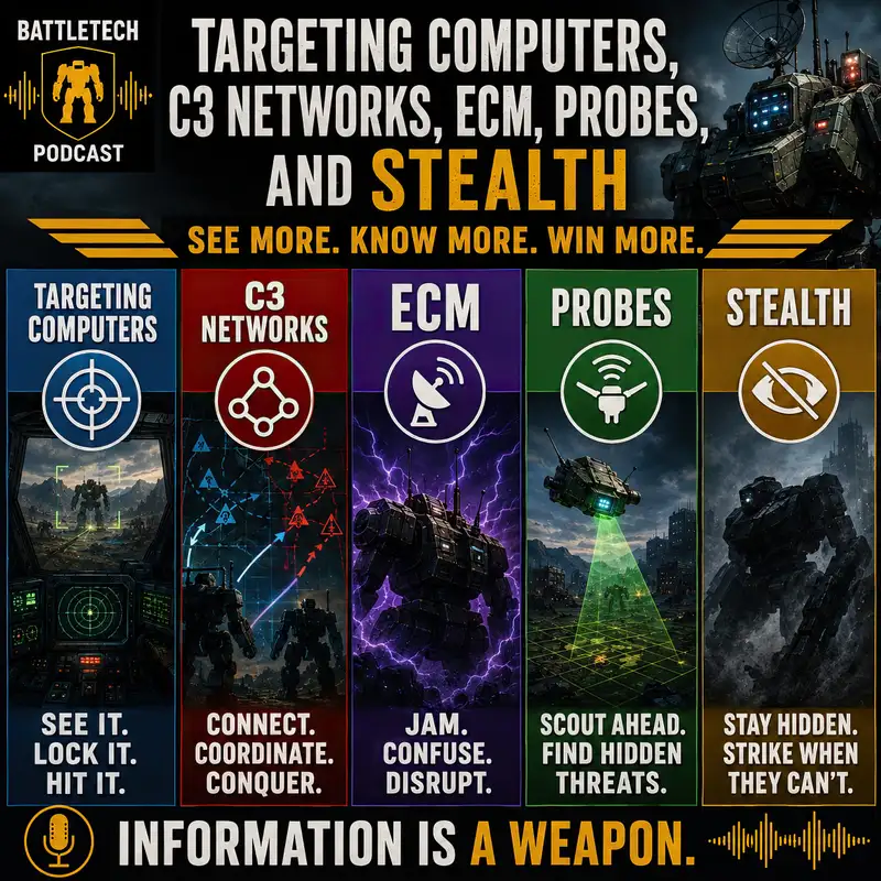 Targeting Computers, C3 Networks, ECM, Probes, and Stealth