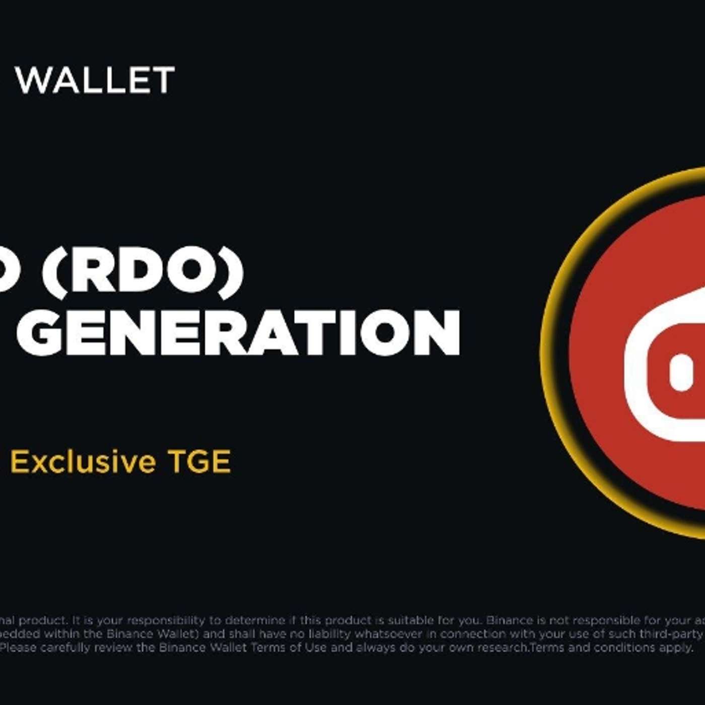 Reddio’s Exclusive Token Generation Event (TGE) And Alpha Trading On Binance Wallet - May 29, 2025