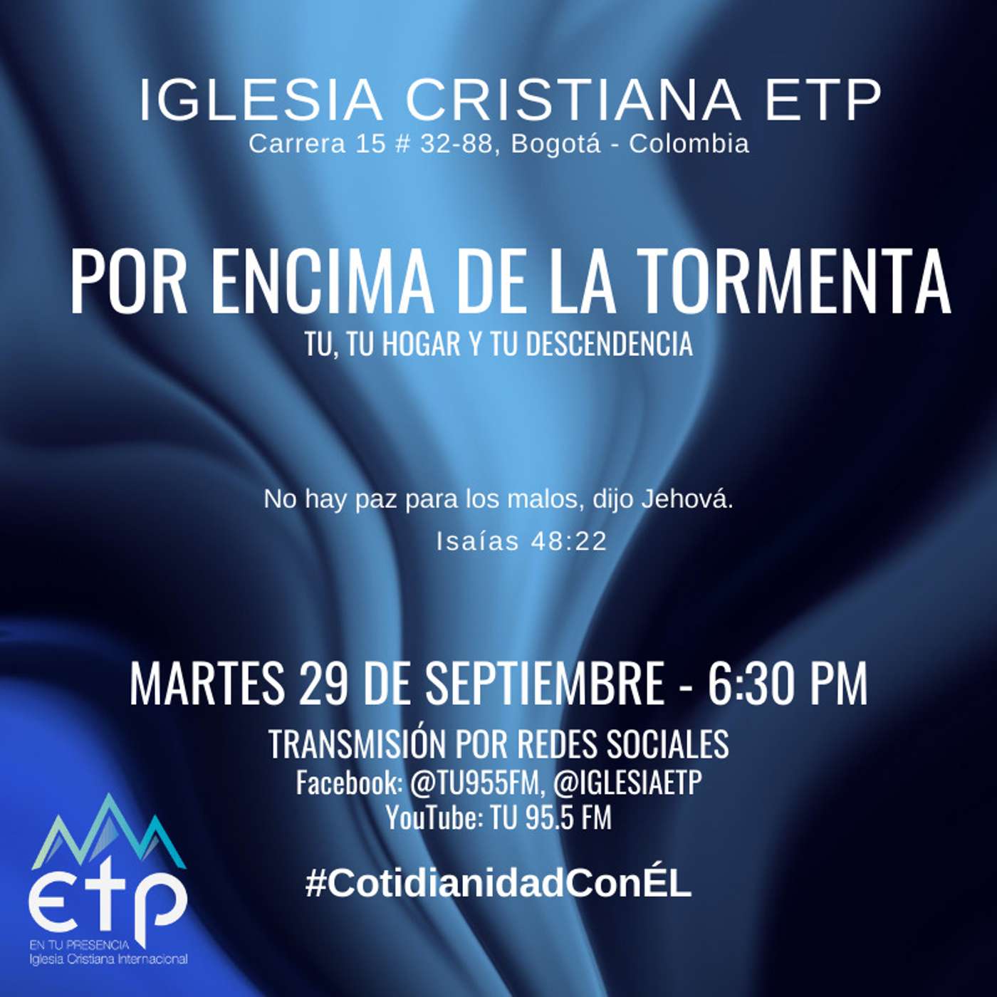 Charlas Iglesia ETP | Pastores Luis Salas y Jeannette Noguera, Iglesia ETP