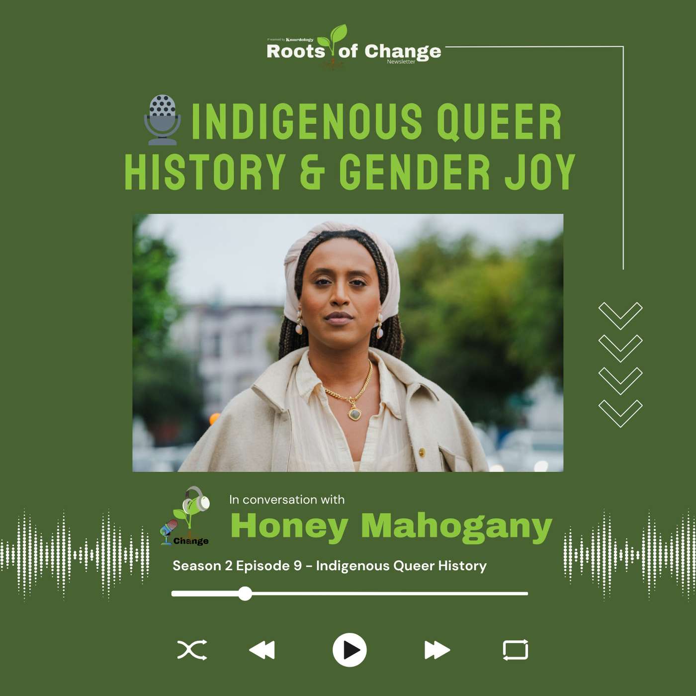 Indigenous Queer history & Gender Joy episode artwork