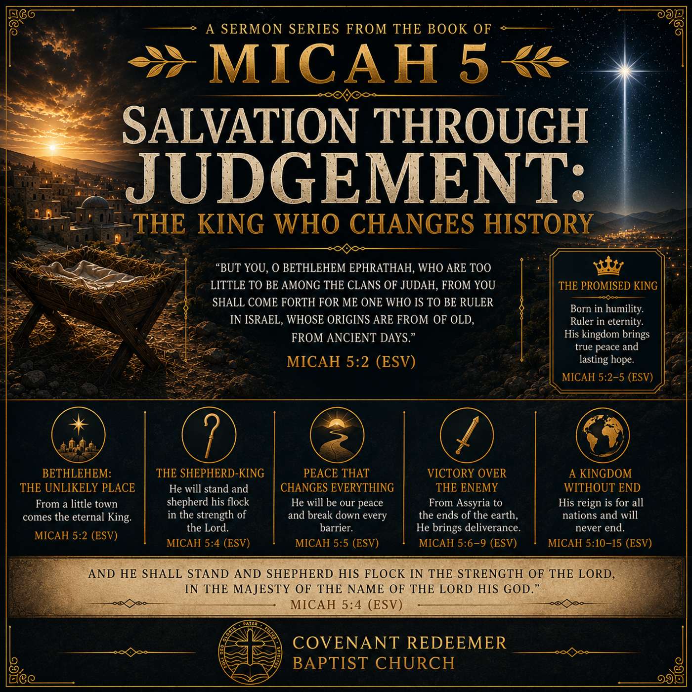 The King Who Changes History - Micah 5 episode artwork
