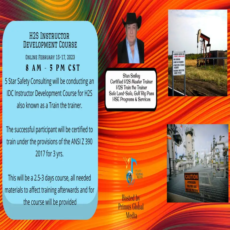 Certified H2S Master Trainer, Stan Smiley