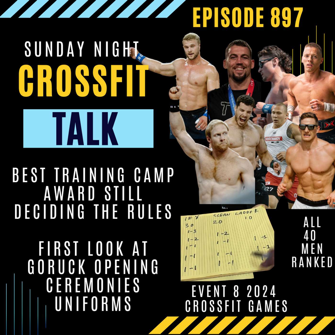 Sunday Night CrossFit Talk - We Rank the Men from 1 - 39 episode artwork