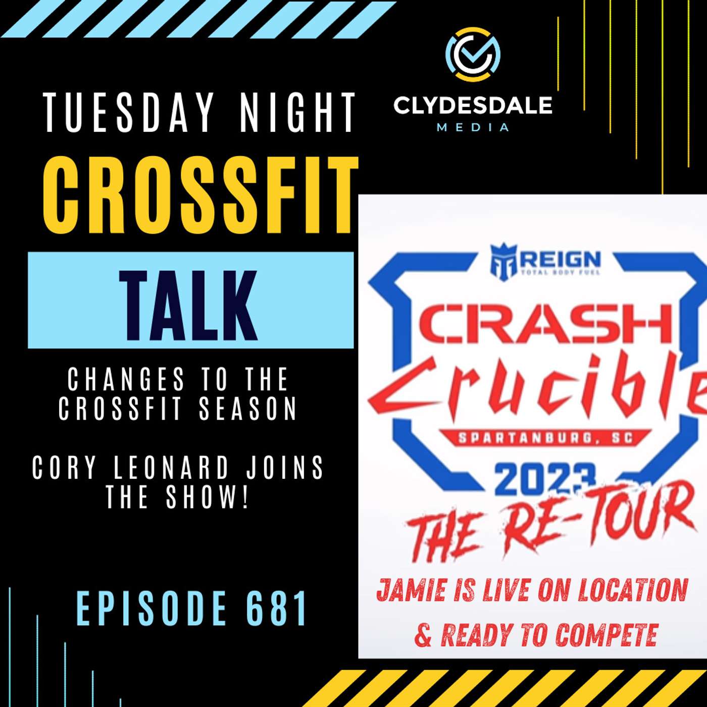 Thursday Night CrossFit Talk - Jamie is Live in Spartansburg, SC for CRASH episode artwork