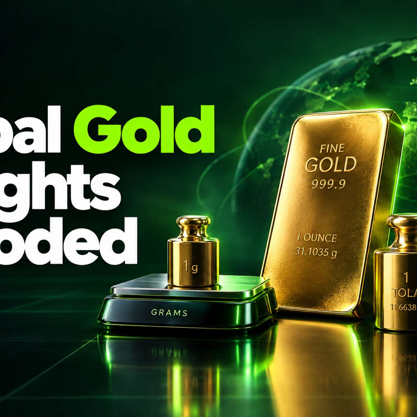 How Many Grams Are in a Gold Ounce? Grams, Tola and Mithqal