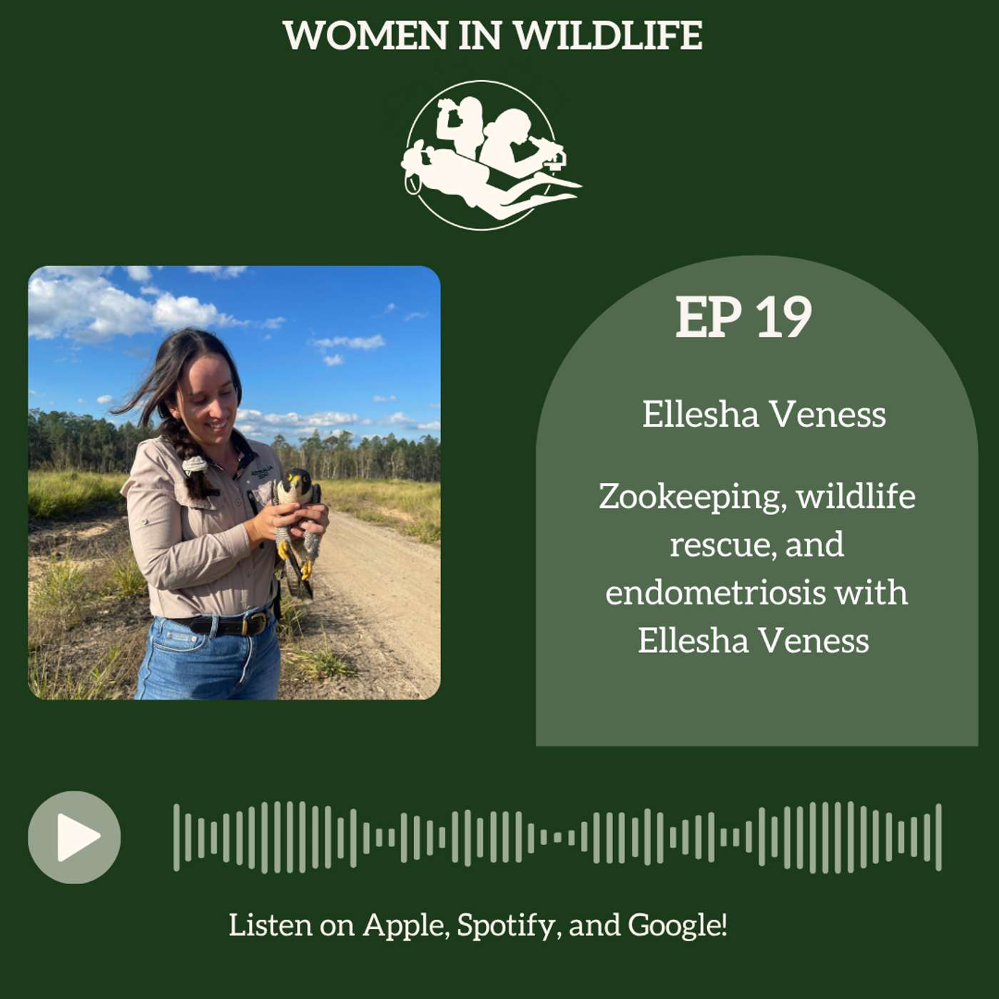 Zookeeping, wildlife rescue, and endometriosis with Ellesha Veness Zookeeping, wildlife rescue, and endometriosis with Ellesha Veness