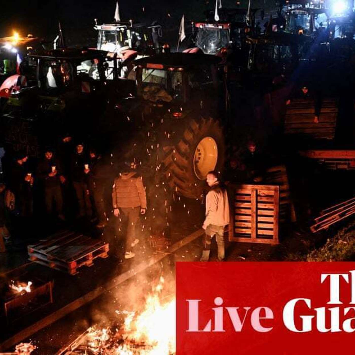 European Highways Blockaded by Farmers, Gaza Buildings Damaged Amid Conflict, Hamas-Israel Paris Talks, Zelensky Reinstatement Amid Ukraine Tensions, and more...