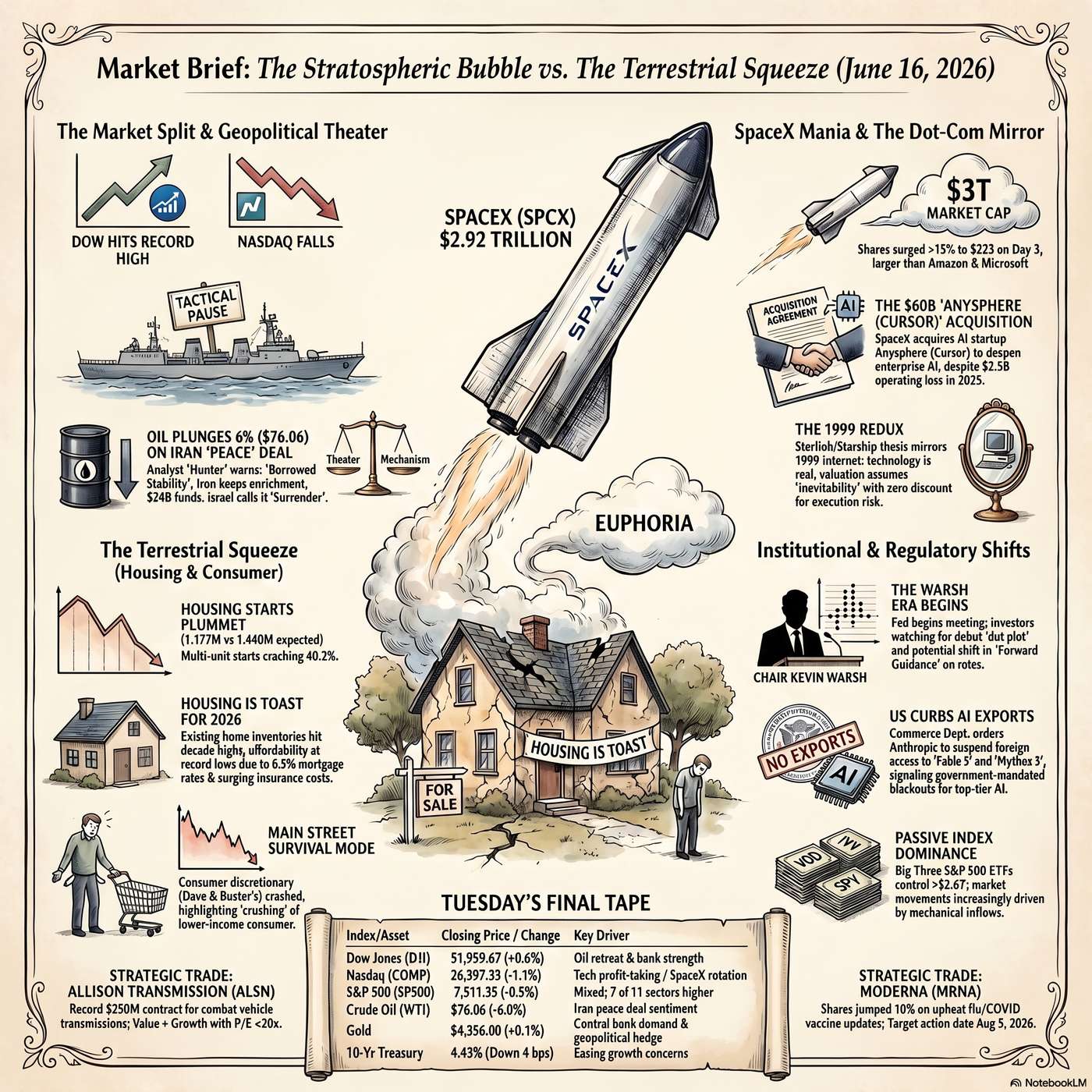 SpaceX Hits Three Trillion as Housing Collapses episode artwork