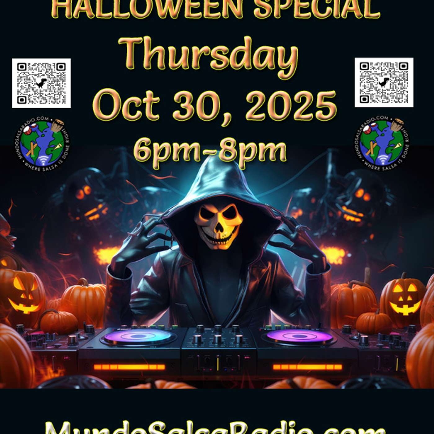 SalSonando La Salsa DJ Eddie Oct 30 2025 Show # 110 Halloween