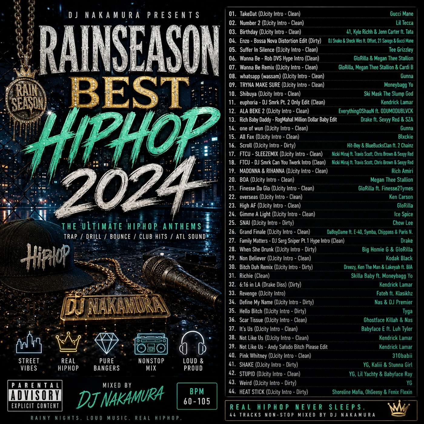 RAINSEASON BEST HIPHOP 2024 episode artwork