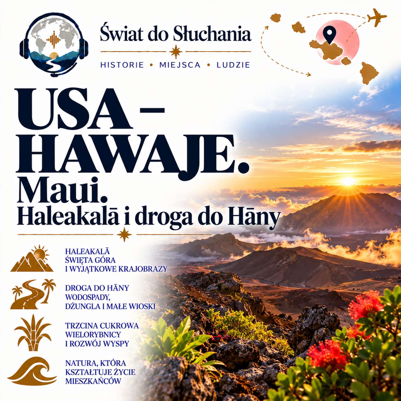 USA - Hawaje. Maui. Haleakalā i droga do Hāny. episode artwork