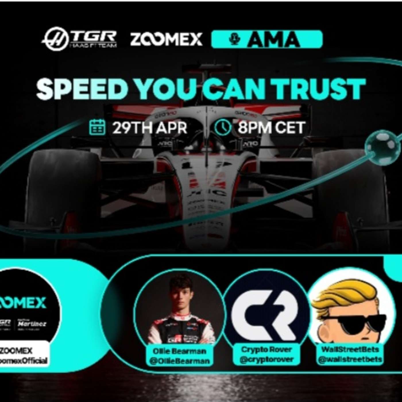 Zoomex X Space Recap With Ollie Bearman and Crypto KOLs