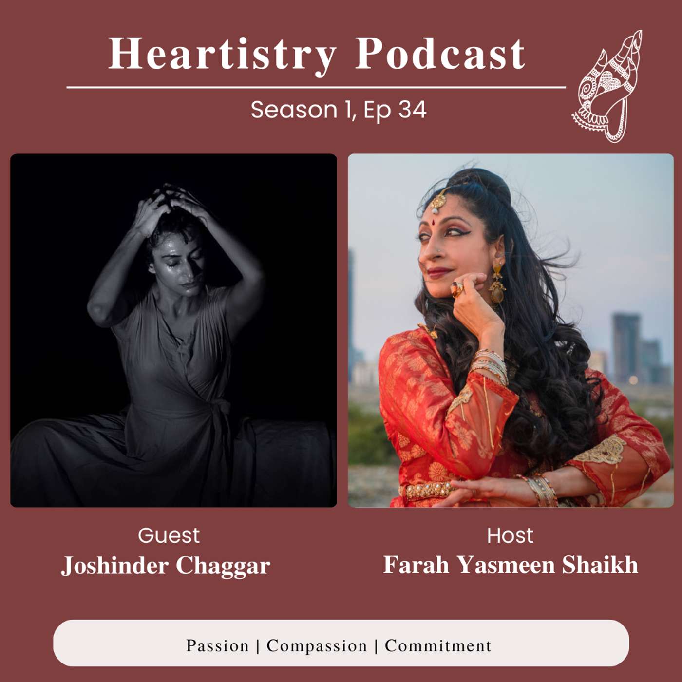 S1 Ep 34 - Joshinder Chaggar - Australian based Dancer, Choreographer, Actor, & Writer episode artwork